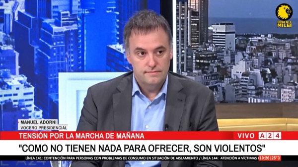 Manuel Adorni kontert Lali Espósitos Schwester nach skandalöser Aussage!